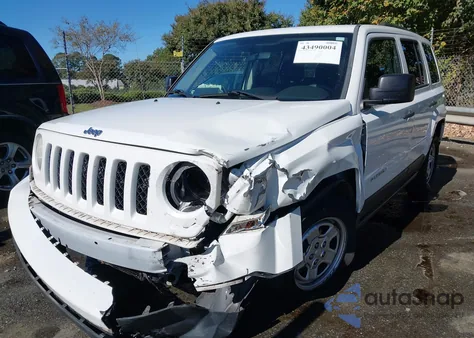 2013 Jeep Patriot Sport из США, поврежденный, VIN 1C4NJPBBXDD213689